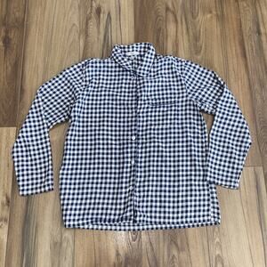 J Crew Blue Plaid Pj Top Soft Lightweight Flannel Size S Men’s Long Sleeve